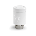 Vanne thermostatique Wi-Fi NéoValve Pack Essential vue en angle sur fond blanc