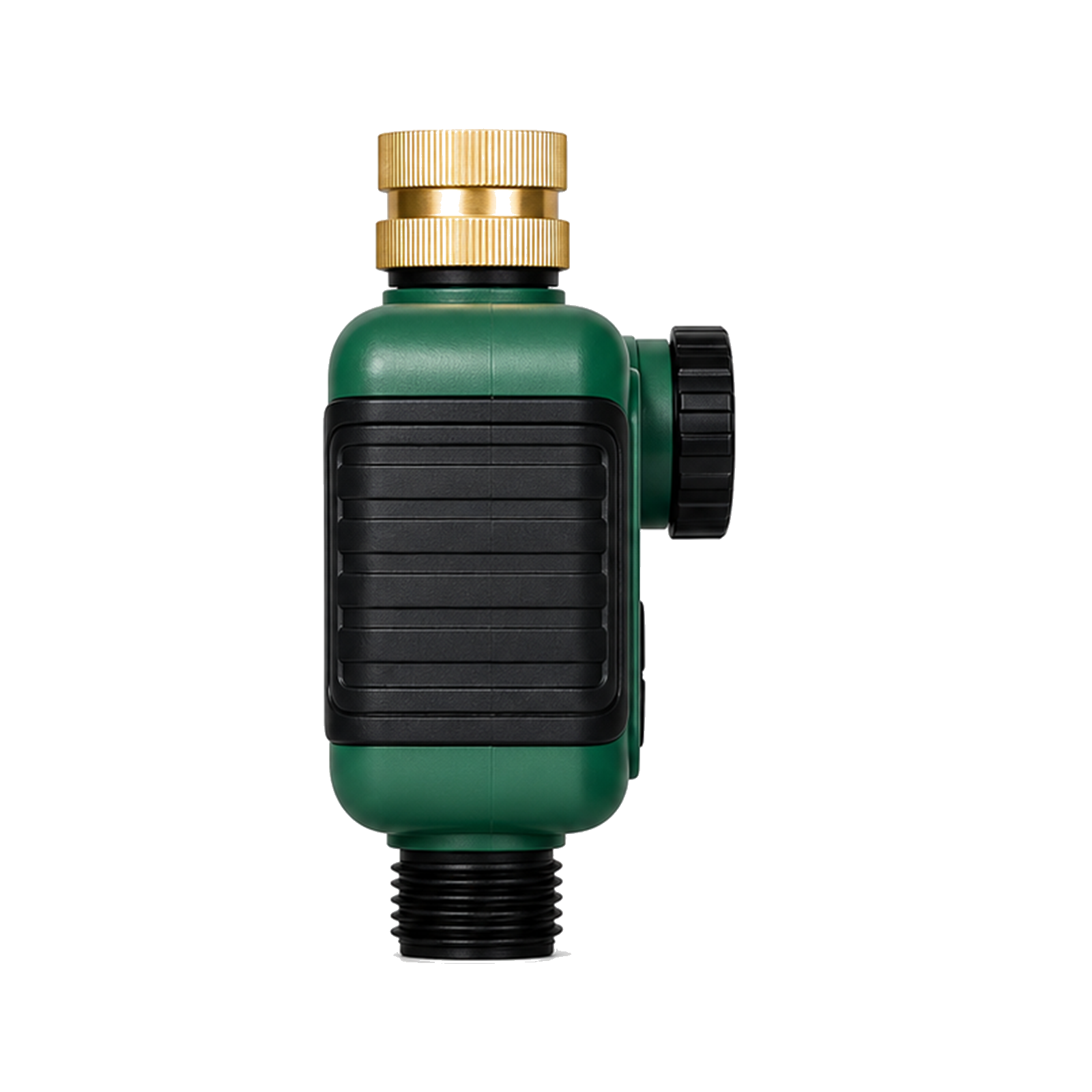 Vue latérale et arrière du programmateur d'arrosage 2 sorties NéoWater Duo Comfort