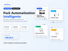 Pack Automatisation Intelligente Comfort NéoDom avec hub et capteurs connectés