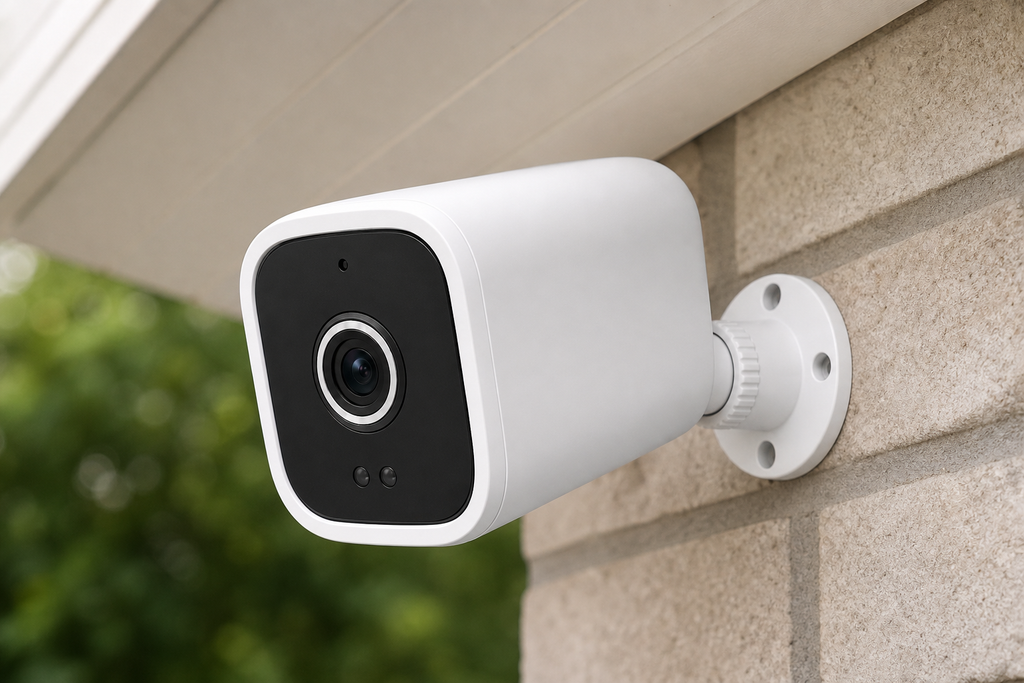 Détail de la caméra extérieure NéoCam Outdoor Pro 2K IP65