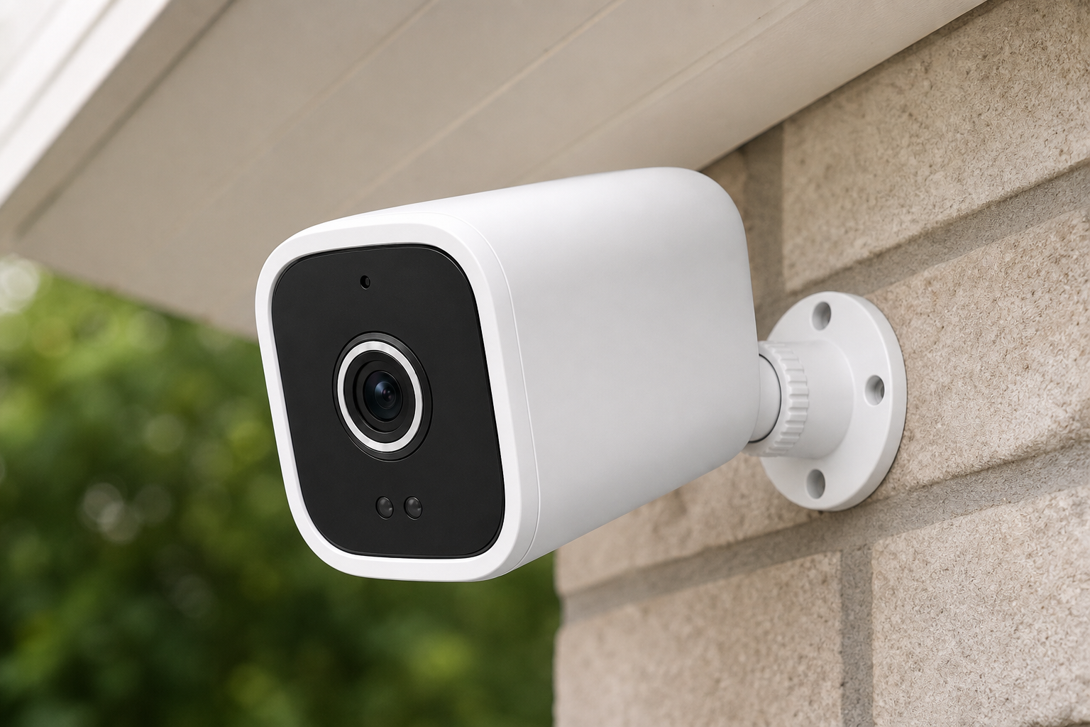 Détail de la caméra extérieure NéoCam Outdoor Pro 2K IP65