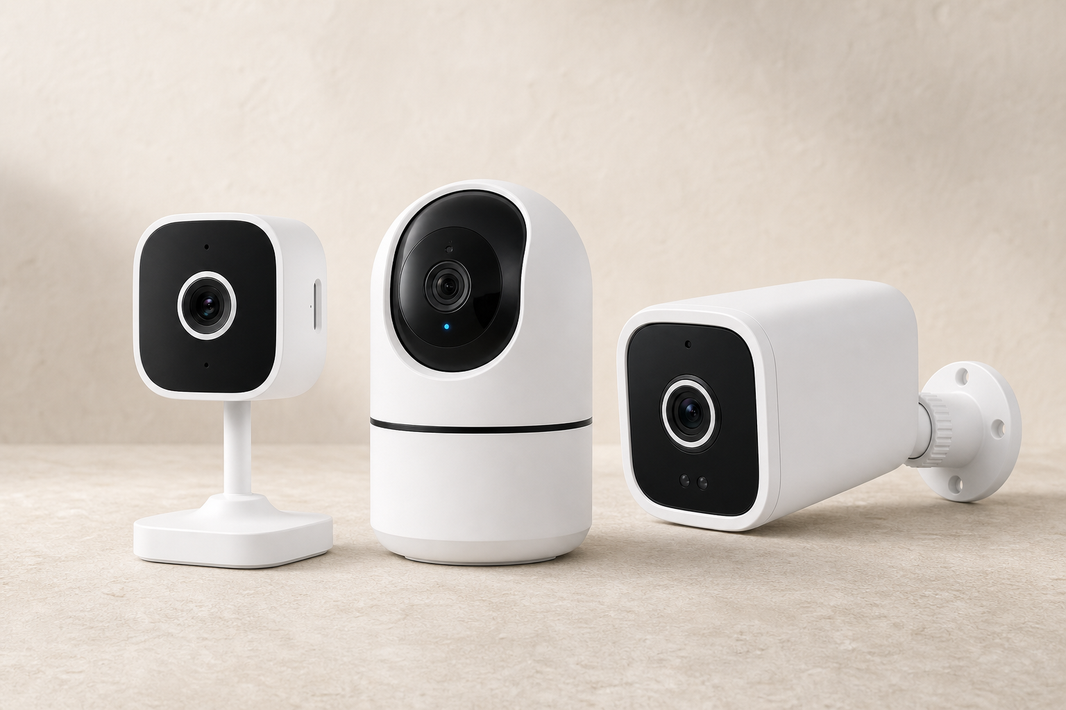 Pack Caméras Connectées Pro NéoDom avec caméras intérieure, 360 et extérieure