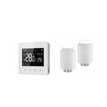 Pack Chauffage Essentiel NéoDom avec un thermostat sans fil et deux vannes thermostatiques connectées