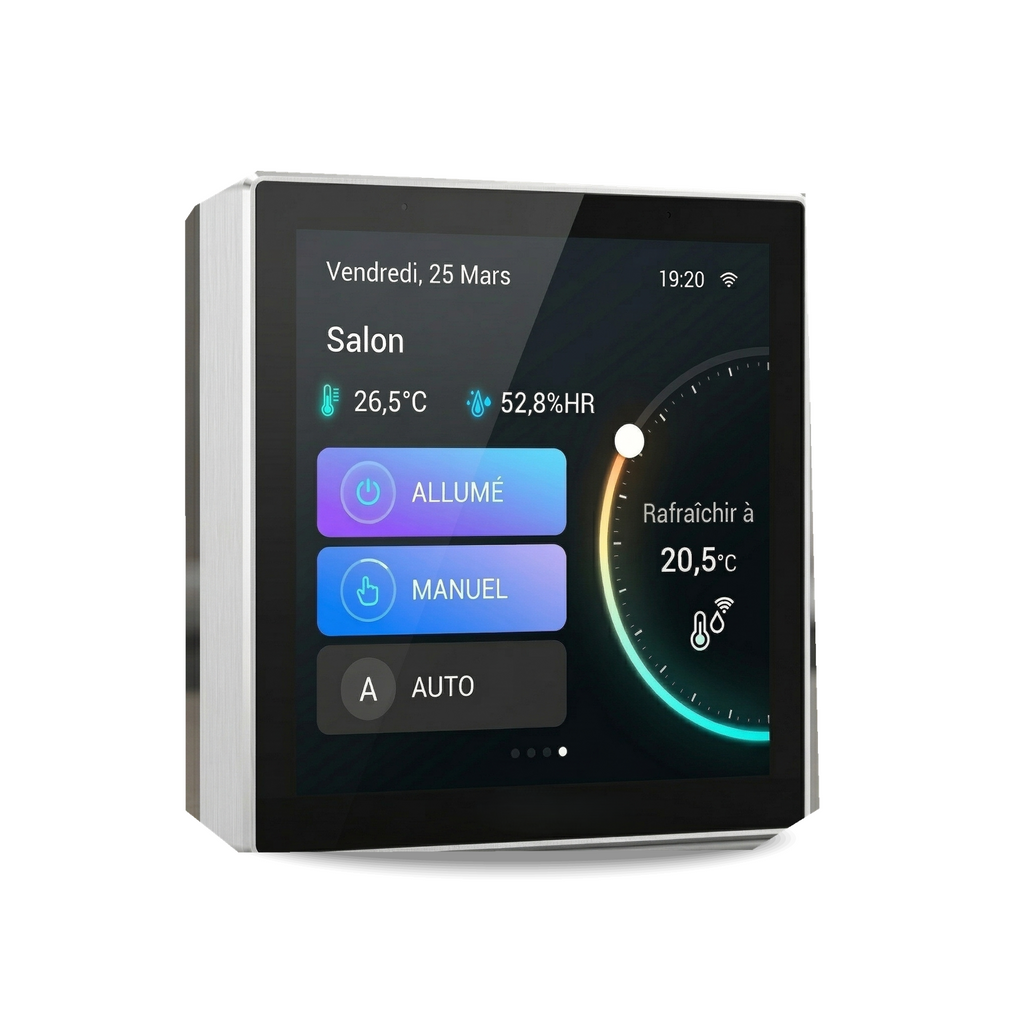 Hub central NéoControl Hub Pro Blanc Pur du Pack Hub et Accessoires ZigBee NéoDom sur fond blanc