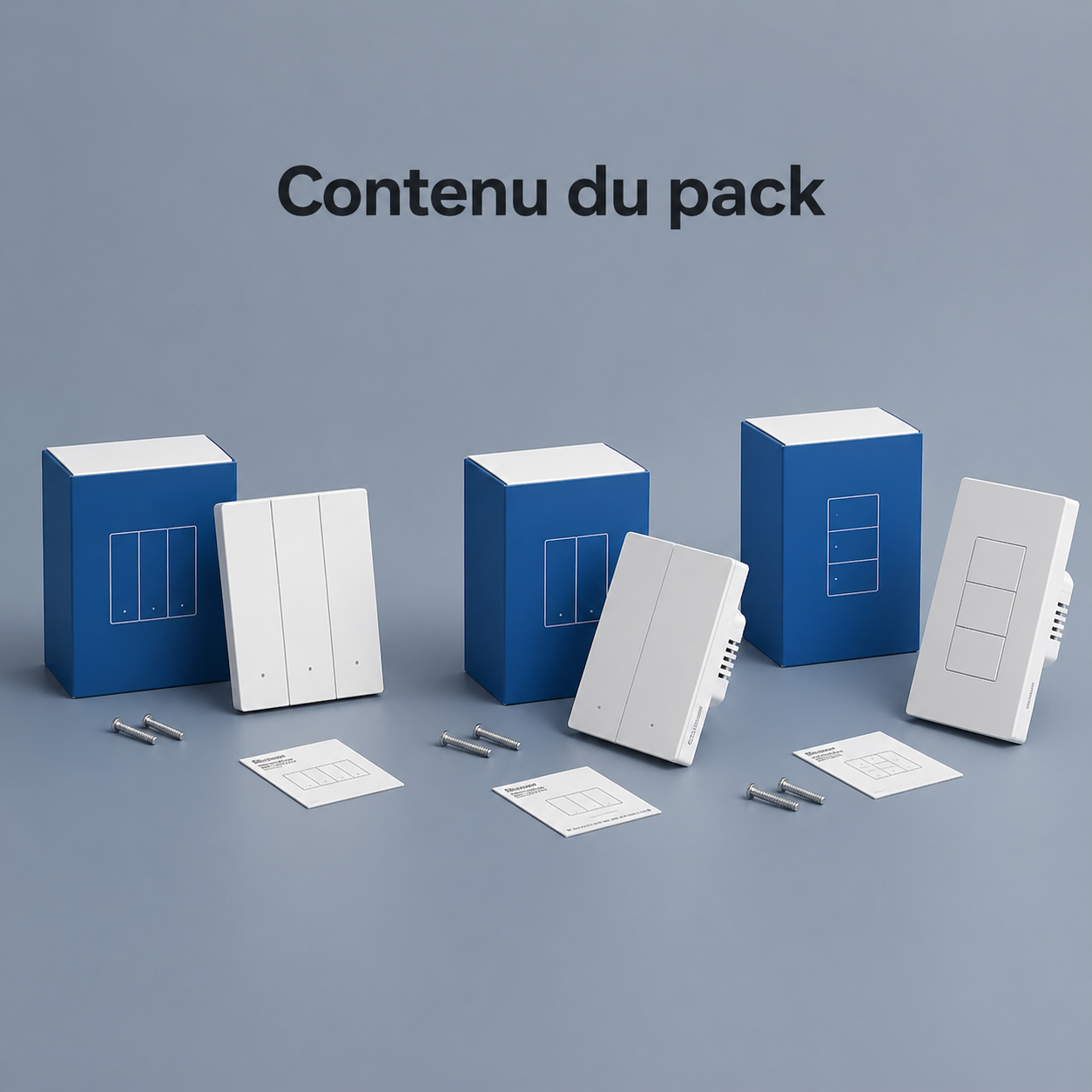 Contenu du pack interrupteur connecte