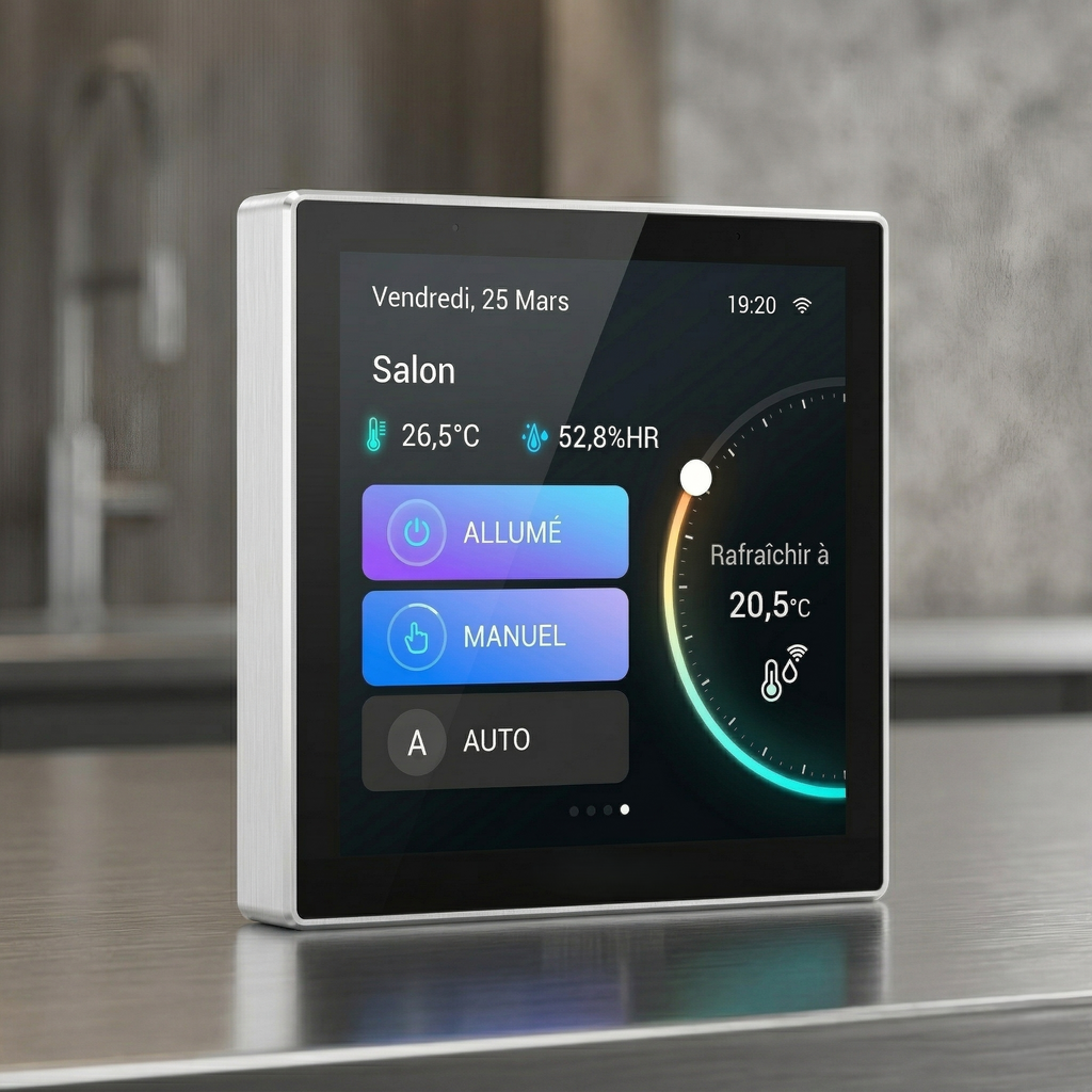 Panneau controle interface salon
