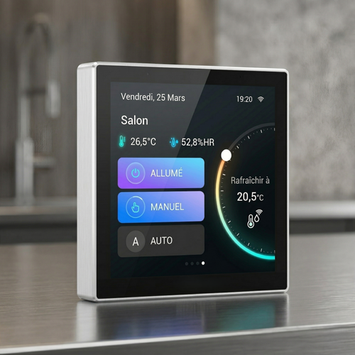 Panneau controle interface salon