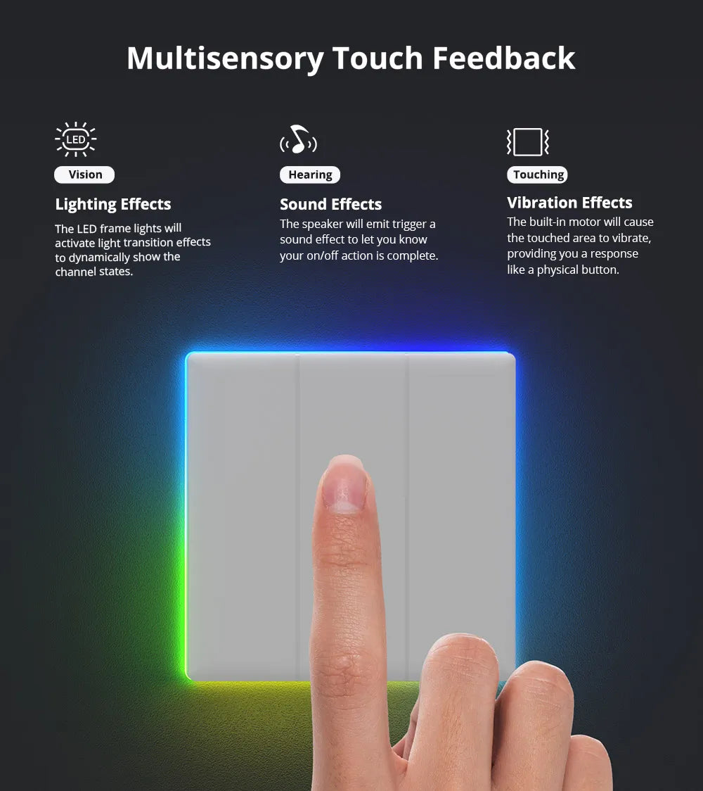 Profil compact du panneau tactile NéoTouch Ultimate T5 Pro US.