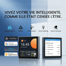 Panneau controle maison intelligente Matter
