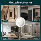 Multiple room scenarios for compact presence sensor