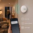 Away mode phone notification for radar presence sensor