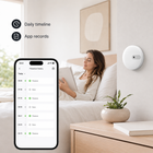 Presence history app records for radar sensor