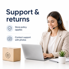 Support and returns information for product orders