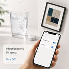 Vibration and tilt notification settings for smart sensor