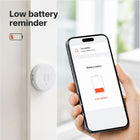 Low battery reminder for ZigBee vibration sensor