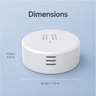Dimensions of round ZigBee vibration and tilt sensor