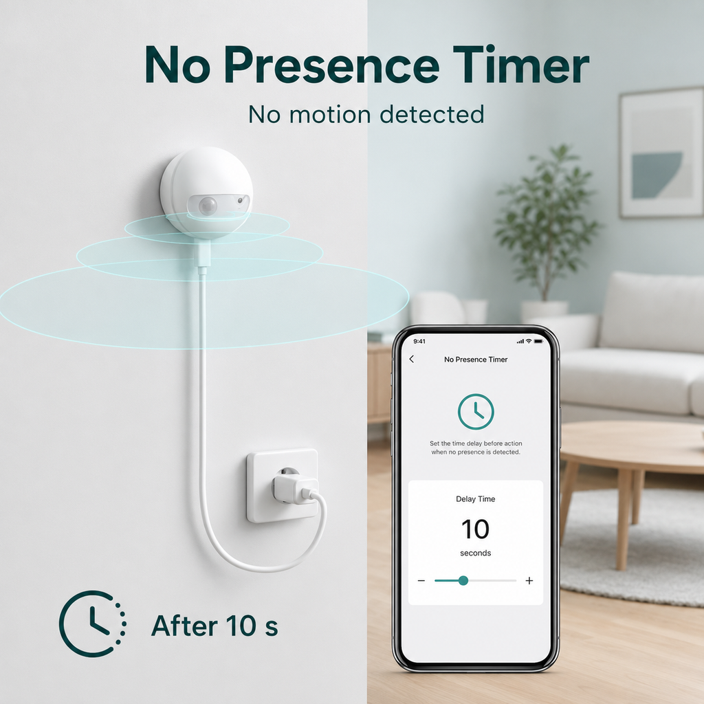 No presence timer visual for smart home automation