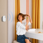 Still presence detection scene with smart radar presence sensor in a modern dressing area