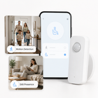 Smart presence sensor app image showing motion detection and still presence detection in a home