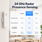 24 GHz radar human presence sensing comparison chart