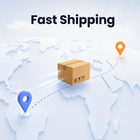 Fast shipping map graphic for compact smart home presence sensor