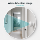 Wide PIR detection range diagram for hallway motion sensor