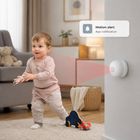 Motion alert lifestyle scene for child safety at home