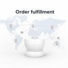Generic order fulfillment map without carrier logos