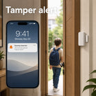 Tamper alert notification for ZigBee door and window opening sensor