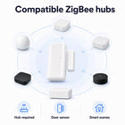 Compatible ZigBee hub diagram for door and window opening sensor