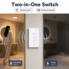 Two in one switch and presence sensing image