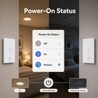 Power on status settings for Zigbee wall presence switch