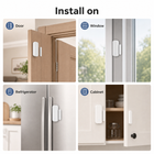 NéoSense Door RF Pro install on door window refrigerator or cabinet