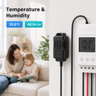 THS01 temperature and humidity sensor connected in a home climate setup