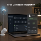 Local dashboard integration mockup for a radar presence sensor