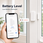 Battery level reminder interface for WiFi door sensor