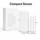 Studio packshot with dimensions for WiFi door window sensor