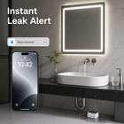 Leak alert scene with smartphone notification for rain and leak sensor