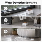 Secondary water detection scenarios for rain and leak sensor