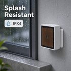 IPX4 splash resistant scene for rain and leak sensor