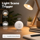 Smart bulb scene trigger with ambient light sensor