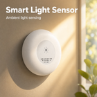 Wall mounted ambient light sensor in warm sunlight
