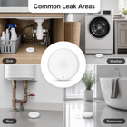 Common home leak areas for compact ZigBee water sensor