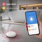 Water leak and low battery alert notifications for ZigBee sensor