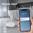Mobile water alert notification for ZigBee leak sensor