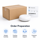 Order preparation and tracking support for water leak sensor
