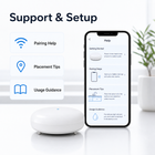 Support and setup guidance for ZigBee water leak sensor