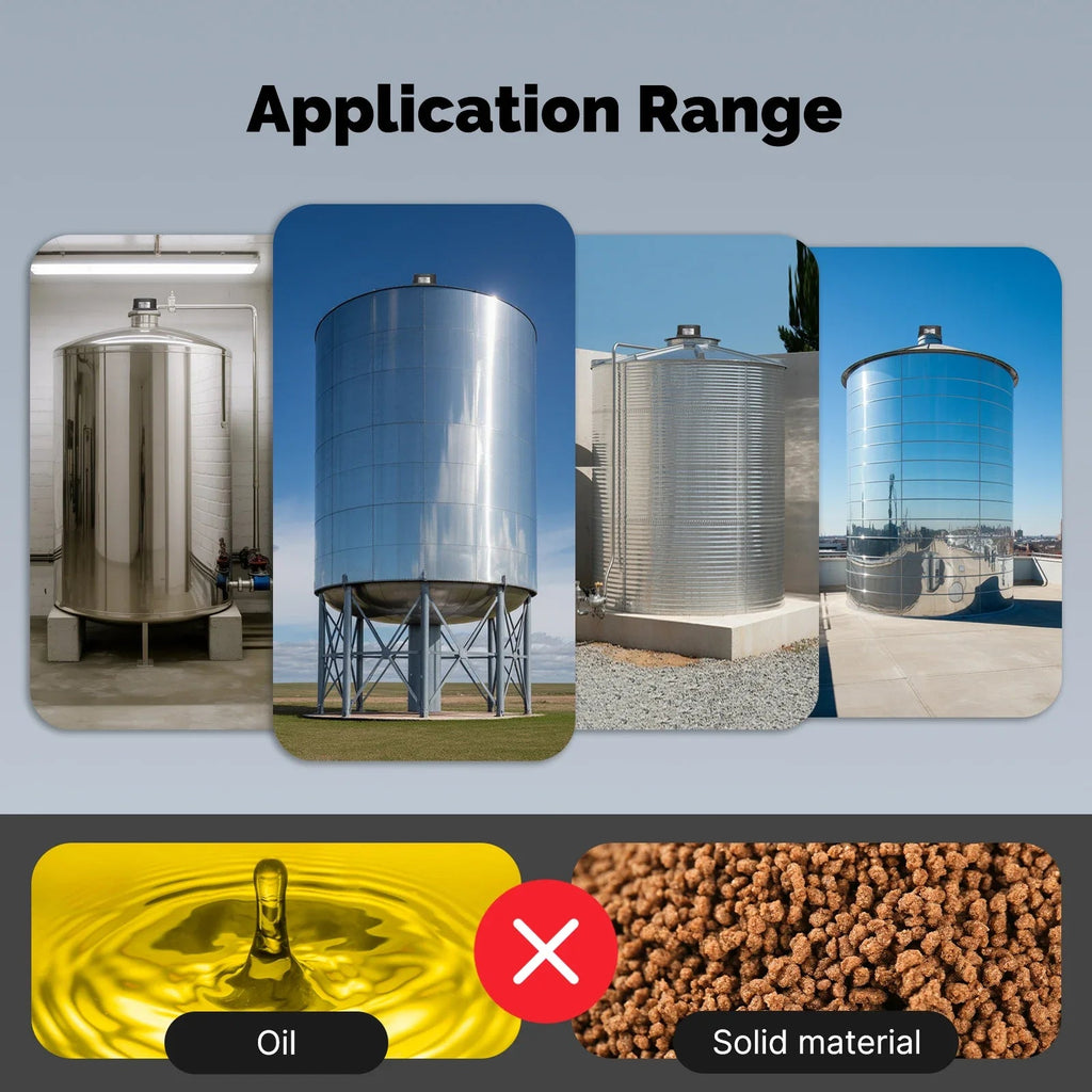 Clean liquid use range visual for water level sensor