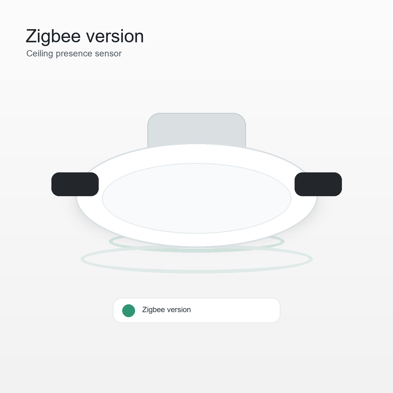 Zigbee version ceiling presence sensor packshot