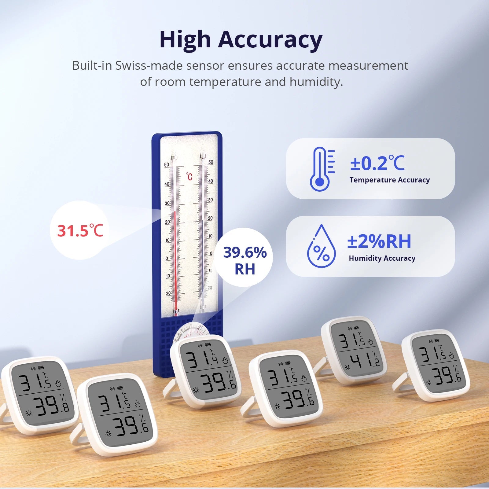 Generic Zigbee hub compatibility diagram for LCD climate sensor